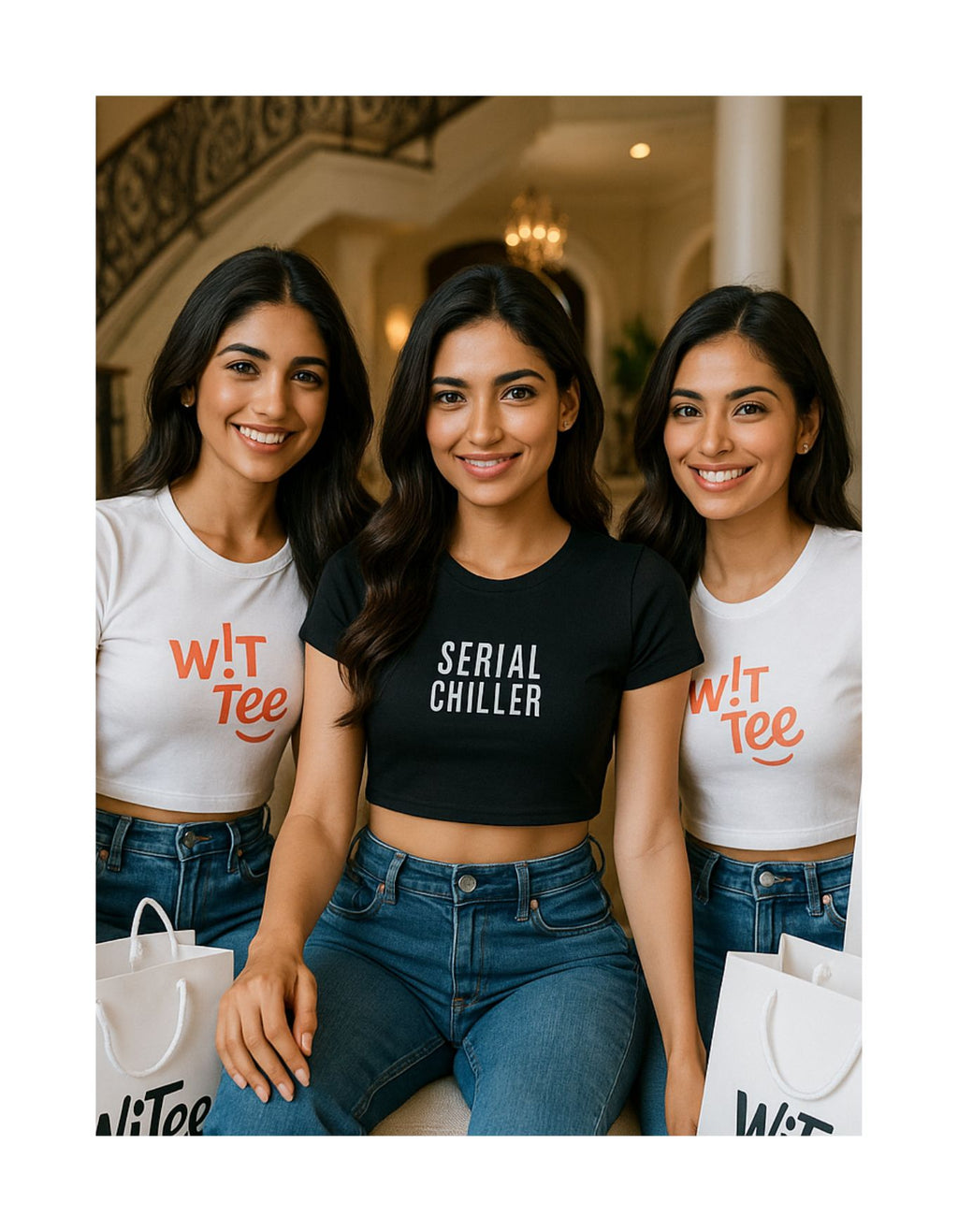 Serial Chiller- Crop Top
