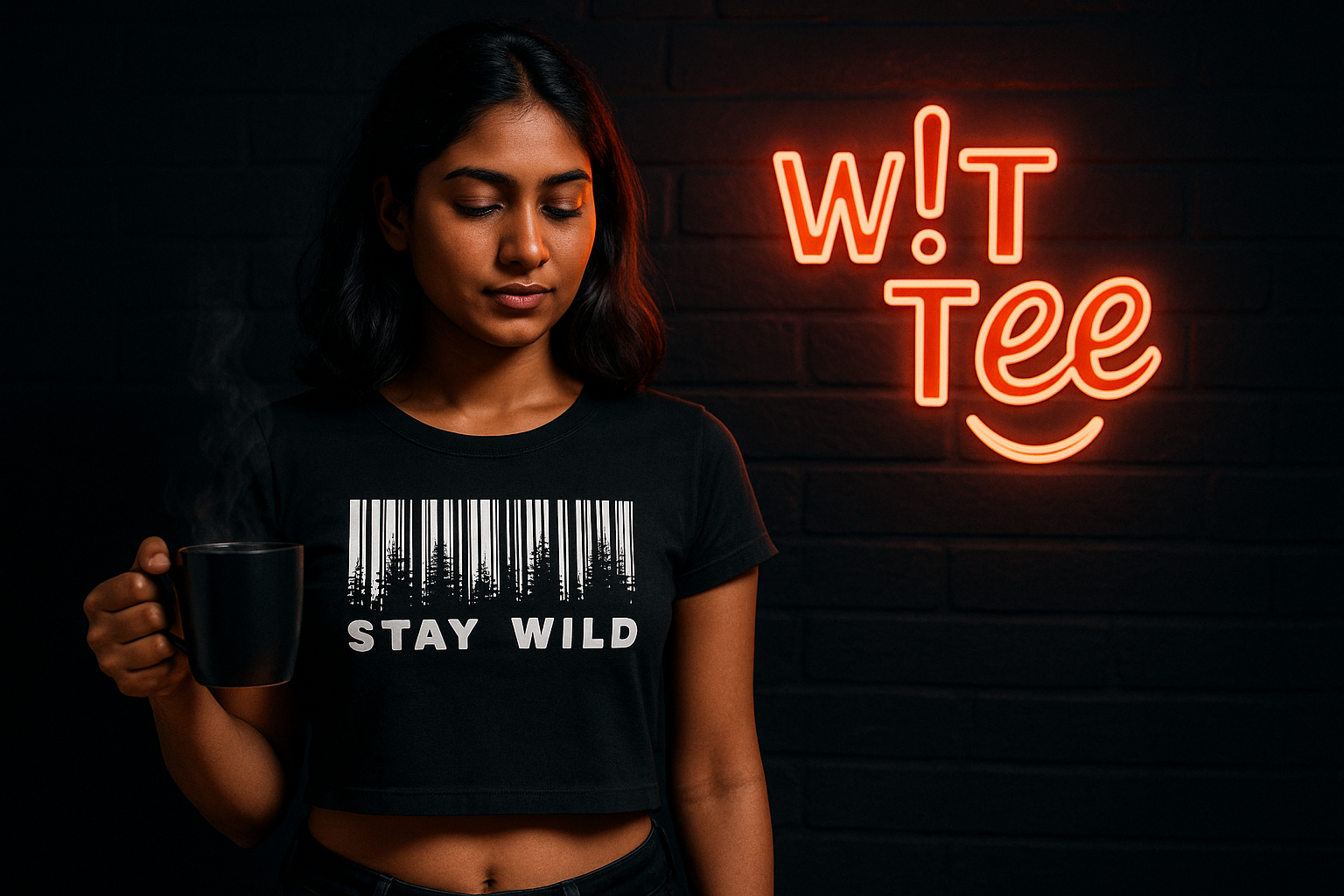 STAY WILD - Crop Top