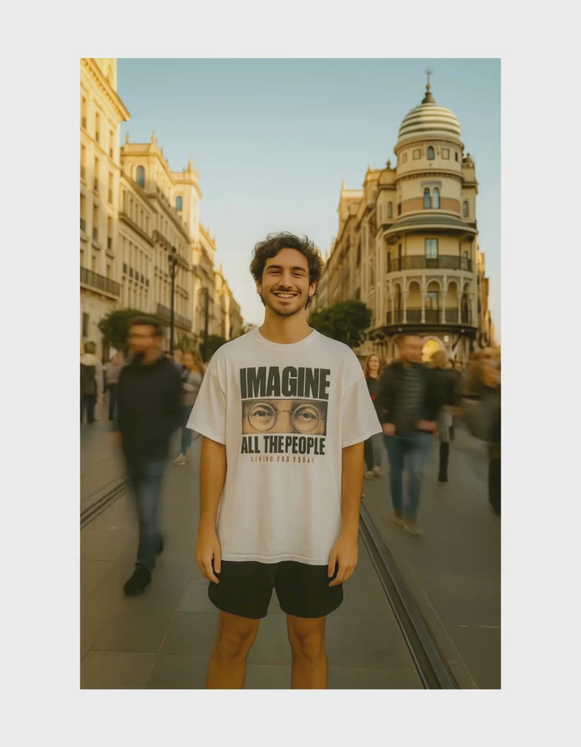 IMAGINE- Unisex Oversized Classic T-Shirt